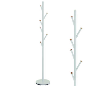 PERCHERO BLANCO 30X30X173 CM.