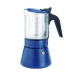 CAFETERA BOROSILICATO 9 TAZAS AZUL