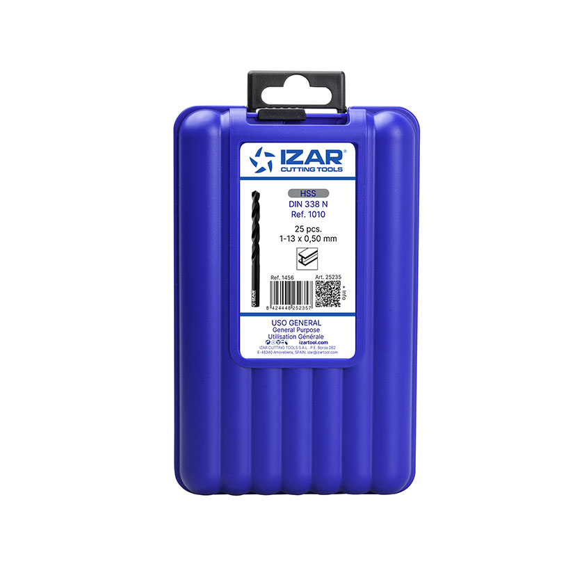 Estuche 25 brocas IZAR HSS DIN 338 - Imagen 2
