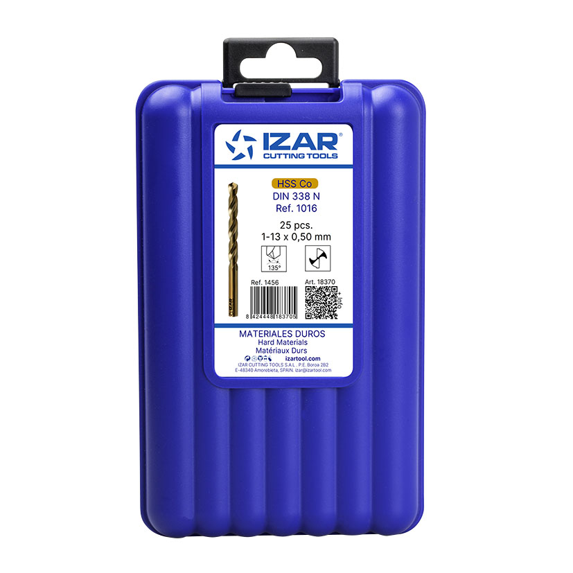 Estuche 25 brocas IZAR HSS - CO DIN338 N - Imagen 2