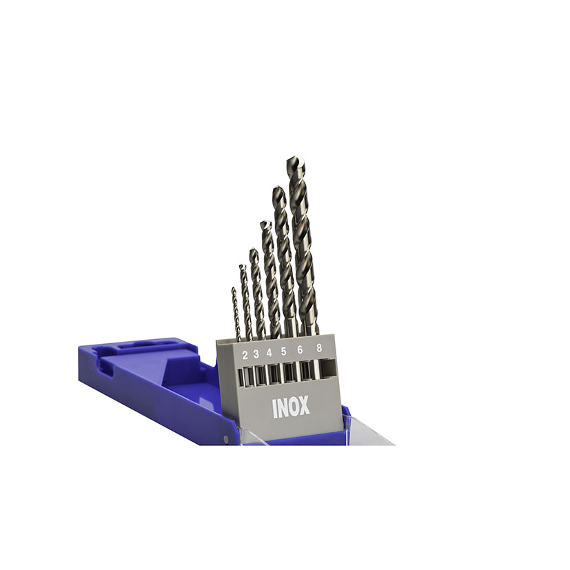 Estuche 6 brocas metal IZAR HSSE Inox DIN 338 - Imagen 2
