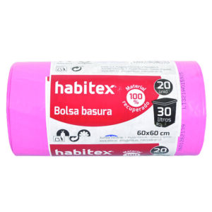 Bolsas basura perfumadas HABITEX Pink 30L