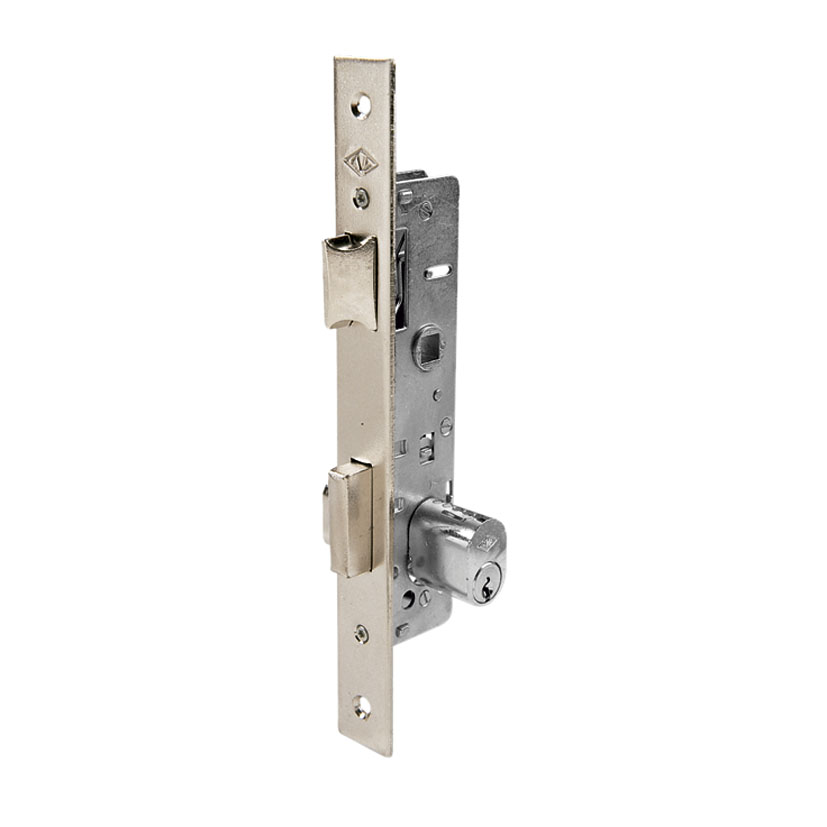 Cerradura embutir CVL carpintería metálica modelo 1964 inox
