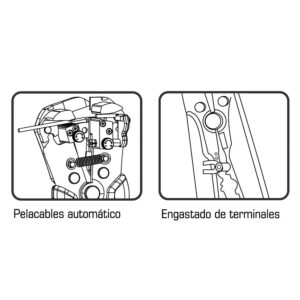 Alicate pelacables automático RATIO 7261H1