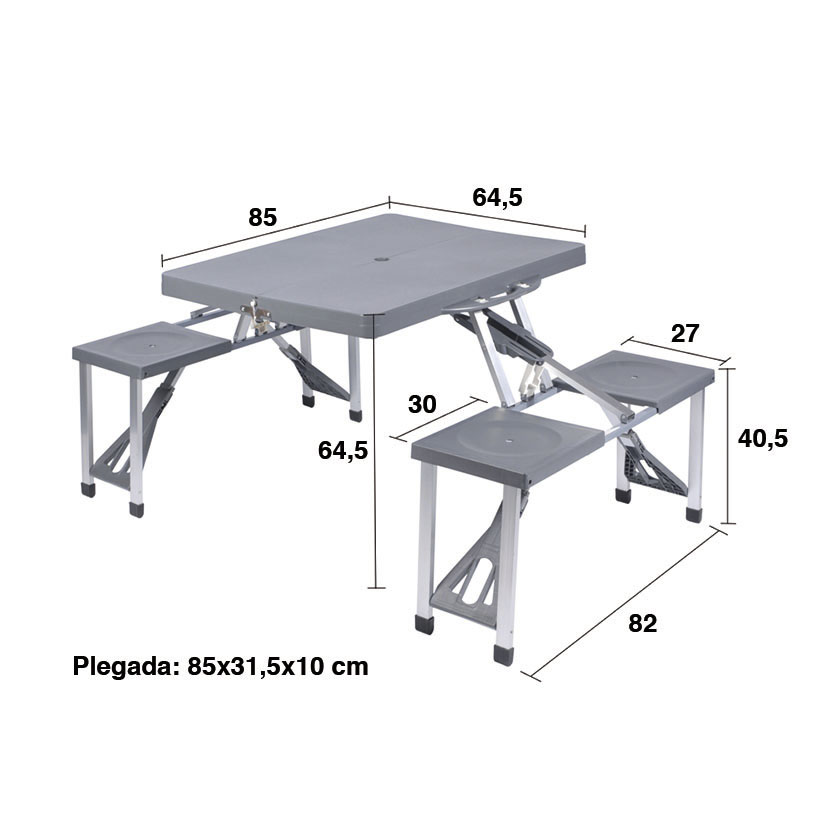 Mesa de camping