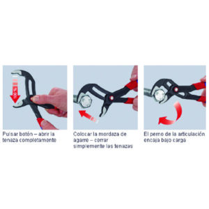 Alicate pico de loro KNIPEX Cobra QuickSet