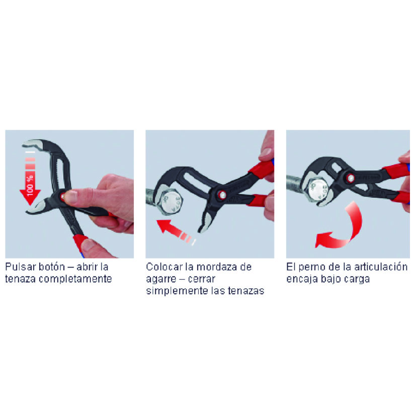 Alicate pico de loro KNIPEX Cobra QuickSet