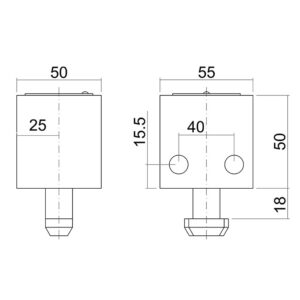 Cerradura SAG puerta enrollable modelo BB1