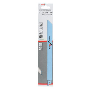 Set 2 sierras sable metal BOSCH S1122BF corte chapa gruesa