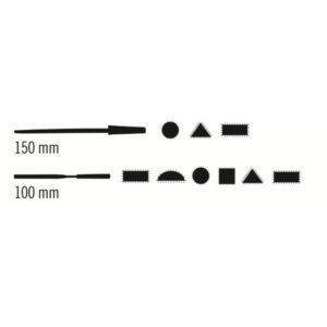Juego 10 limas multiuso RATIO 9x1 6554