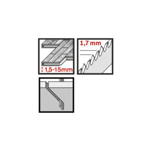 Set 5 sierras calar laminados RATIO ProSeries RT101BIF