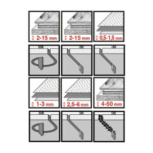 Juego de 10 sierras de calar madera/metal RATIO ProSeries