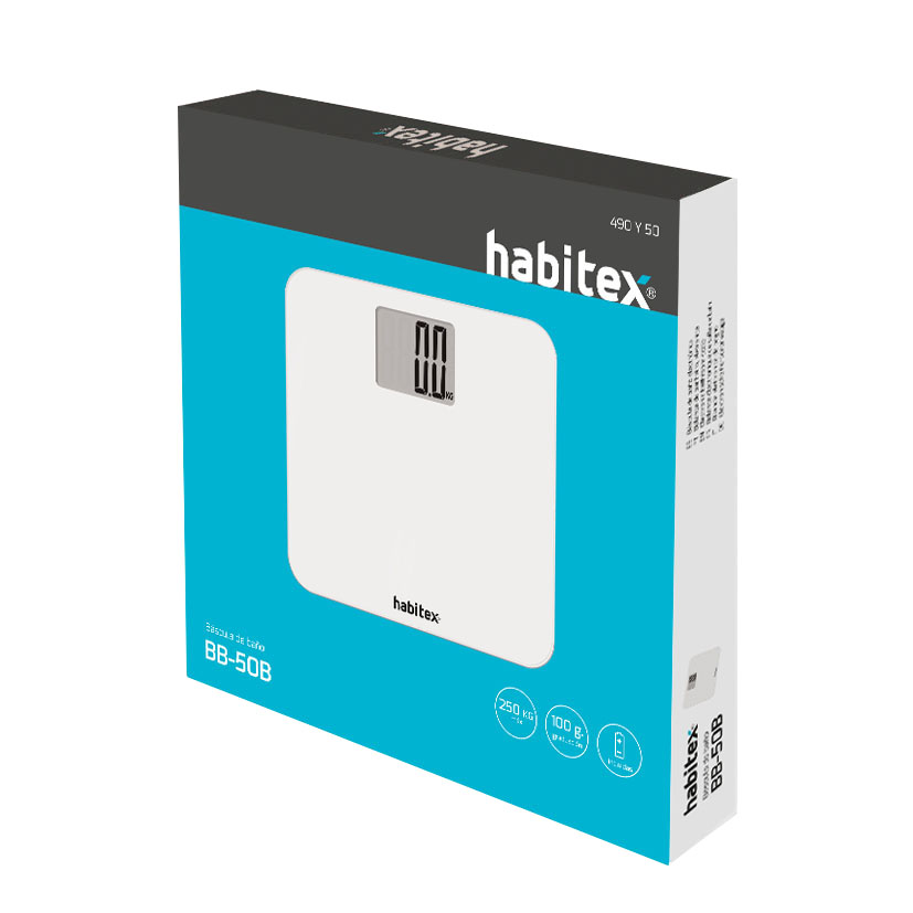 Báscula baño HABITEX BB-50BD
