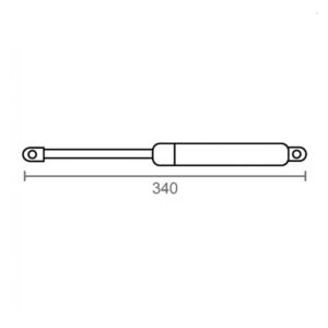 Pistón de gas para camas MICEL BCP04