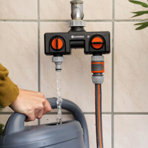 Distribuidor grifo 2 vías GARDENA