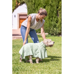 Toalla microfibra Pets Club verde