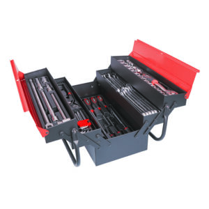 Caja de herramientas metálica RATIO 6978 63 piezas