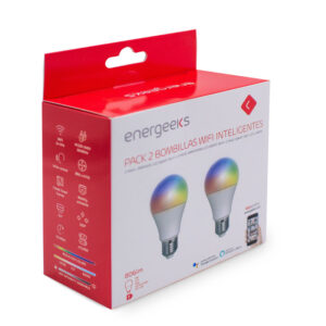 Bombilla estándar E27 LED 3CCT Wifi ENERGEEKS Pack 2 Uds.
