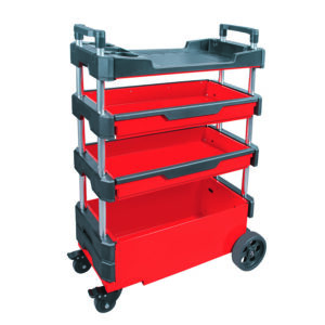 Carro servicio extensible RATIO 7705 4 bandejas