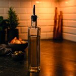 Aceitera cuadrada 0,5 litros VERSA. (Envase completo)