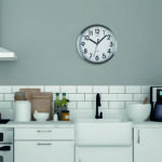 Reloj pared aluminio 30,5 cm