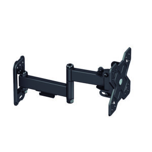 Soporte televisor mural móvil HABITEX 2 brazos giratorio e inclinable 13-32"