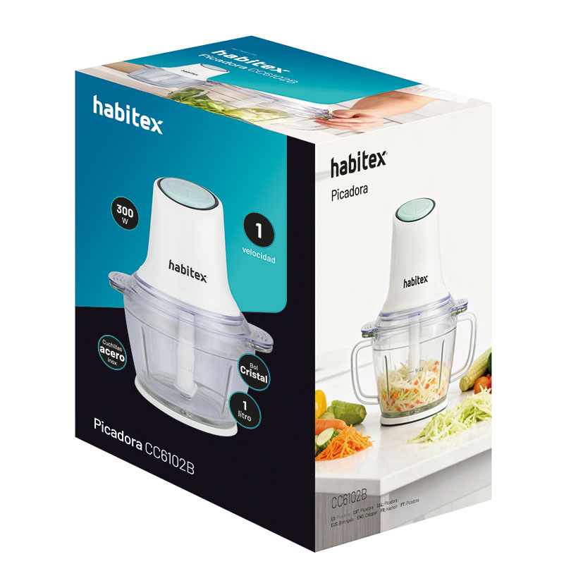 Picadora HABITEX Chopper CC6102B 300 W