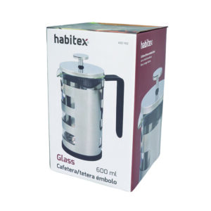 Cafetera tetera émbolo HABITEX Glass