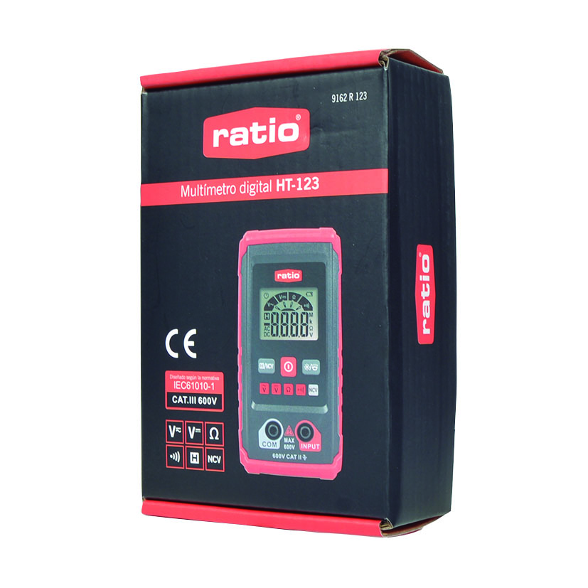 MULTIMETRO DIGITAL RATIO HT-123