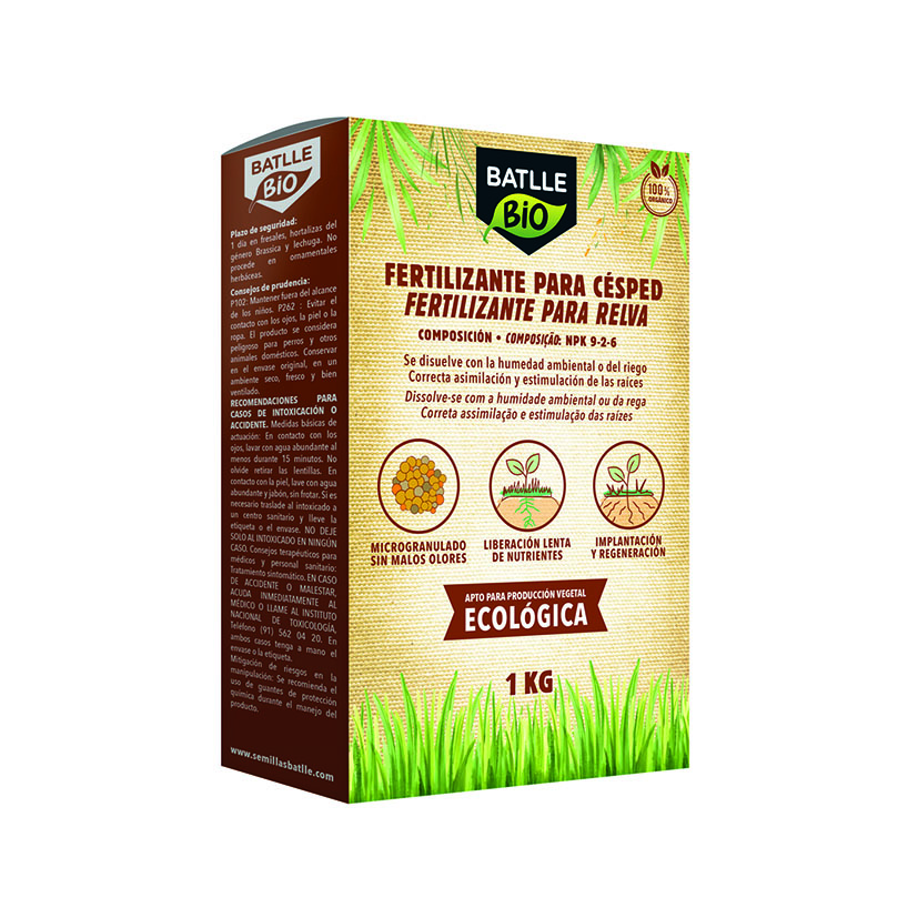 FERTILIZANTE BIO PARA CESPED 1 KG