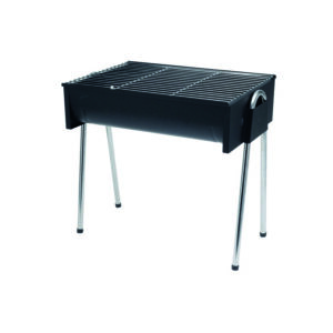 Barbacoa carbón portátil BBQ 48x33xh.46 cm