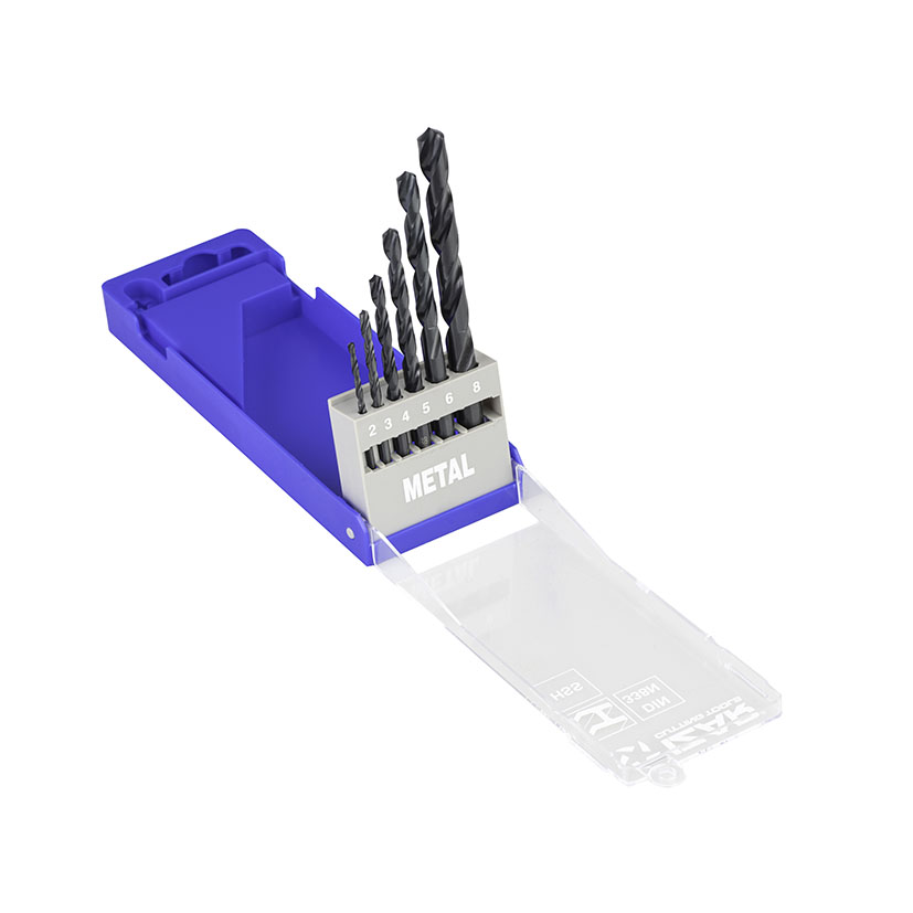 BROCAS ESTUCHE 6 UDS. HSS 2-3-4-5-6-8 MM