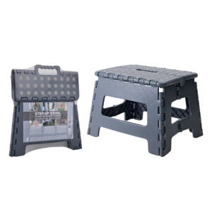 Silla plegable negra