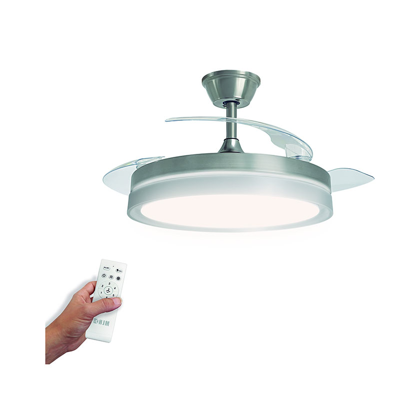 Ventilador techo rectráctil HJM VT154 con LED - Imagen 2