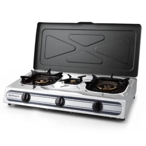 Hornillo Gas 3 Fuegos Orbegozo FO3510 Inoxidable