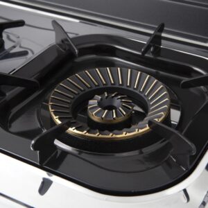 Hornillo Gas 3 Fuegos Inox Orbegozo FO3500 con Tapa