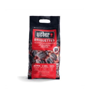 Saco Briquetas Weber 4 kg Carbón Barbacoa