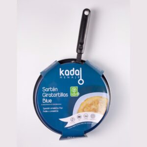 Sartén doble Kadal 20 cm giratortillas azul