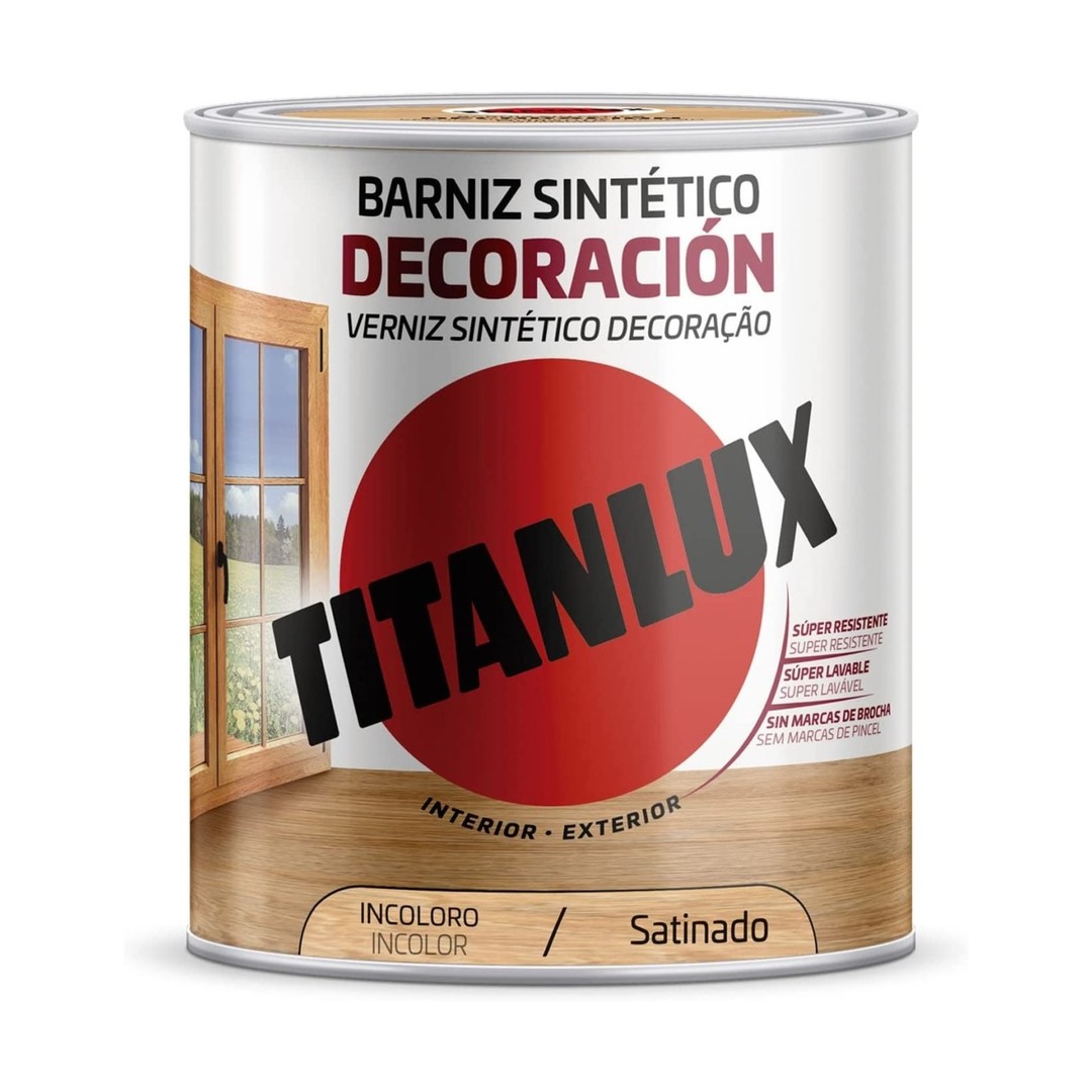 Barniz Sintético Decoración Satinado Incoloro 750ml