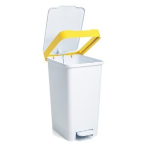 Cubo Pedal 30L Smart Amarillo Reciclaje