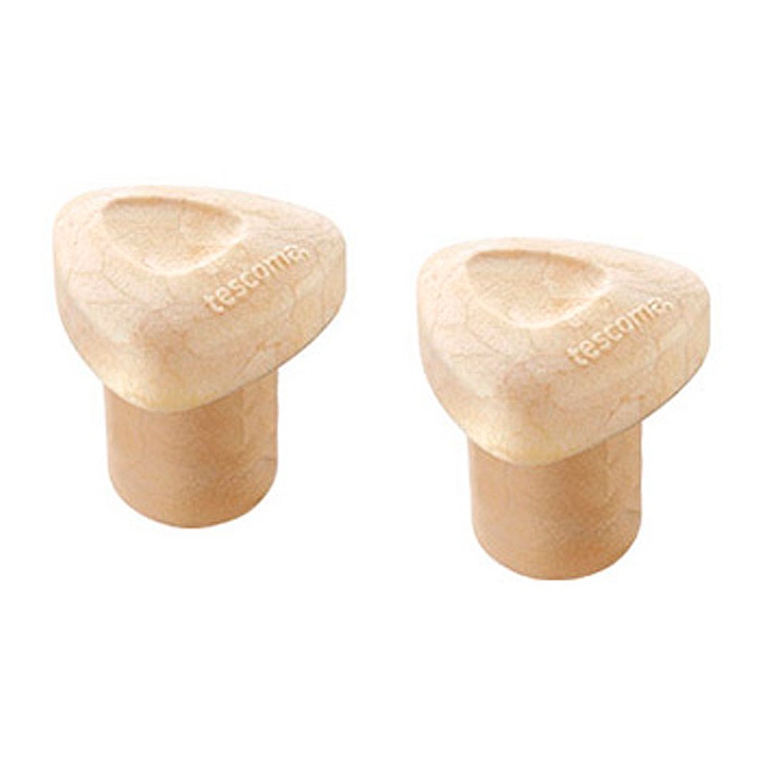 Juego 2 Tapones Vino Presto Acero Inoxidable