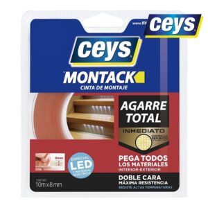 Cinta Adhesiva Montack Express 10m x 8mm Ceys