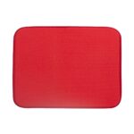 Tapete escurridor microfibra liso rojo Duett