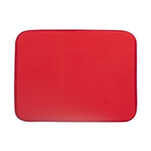 Tapete escurridor microfibra liso rojo Duett