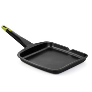 Sartén Grill Foodie 28cm Liso Acero Inoxidable