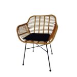 Silla jardín ratán sintético Samba 2 unidades