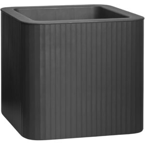 Macetero Jive Cuadrado Rayas 40cm Polipropileno