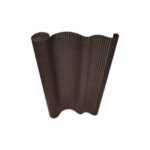 Cañizo PVC 1x3 m Marrón Doble Cara