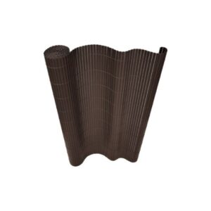 Cañizo PVC 1x3 m Marrón Doble Cara