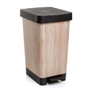 Cubo Pedal 30L Smart Deco Wood